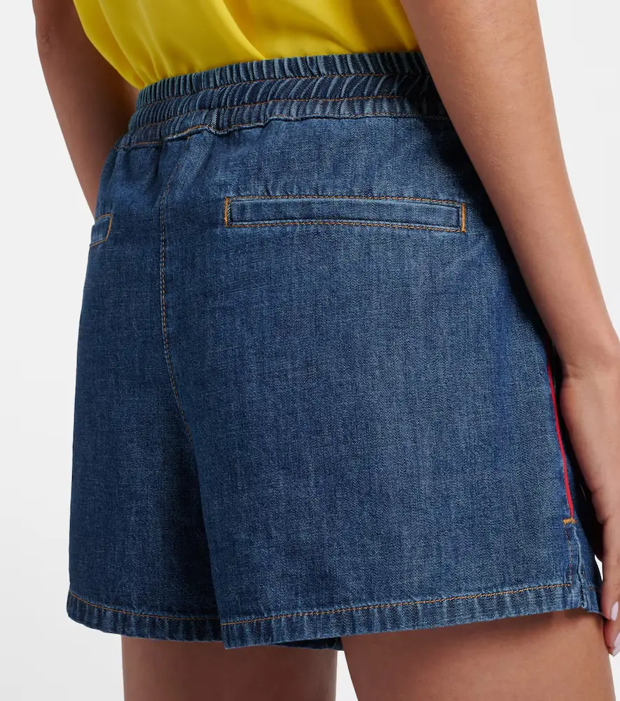Valentino Garavani VGold denim shorts | Thumbnail 2 Valentino Garavani VGold denim shorts | Thumbnail 2