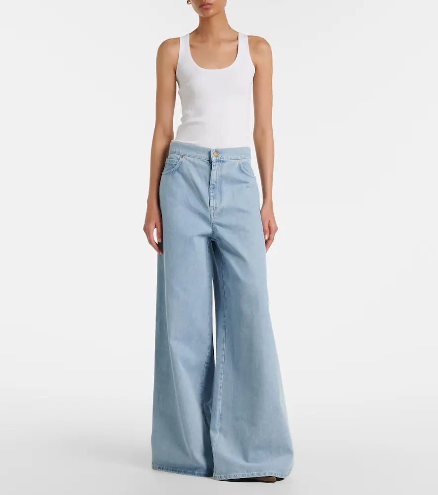 Max Mara High-rise wide-leg jeans | Thumbnail 4 Max Mara High-rise wide-leg jeans | Thumbnail 4