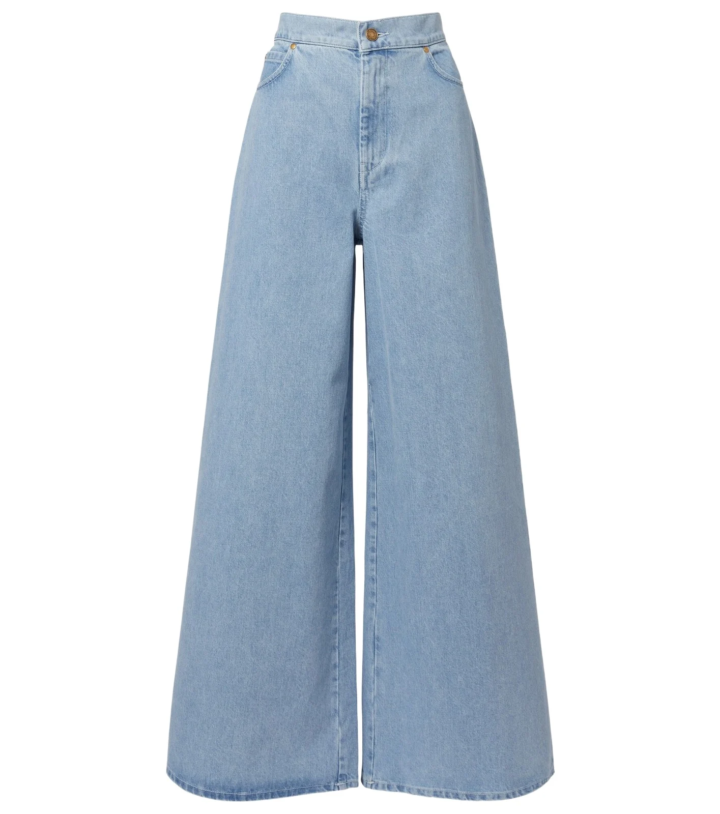 High-rise wide-leg jeans