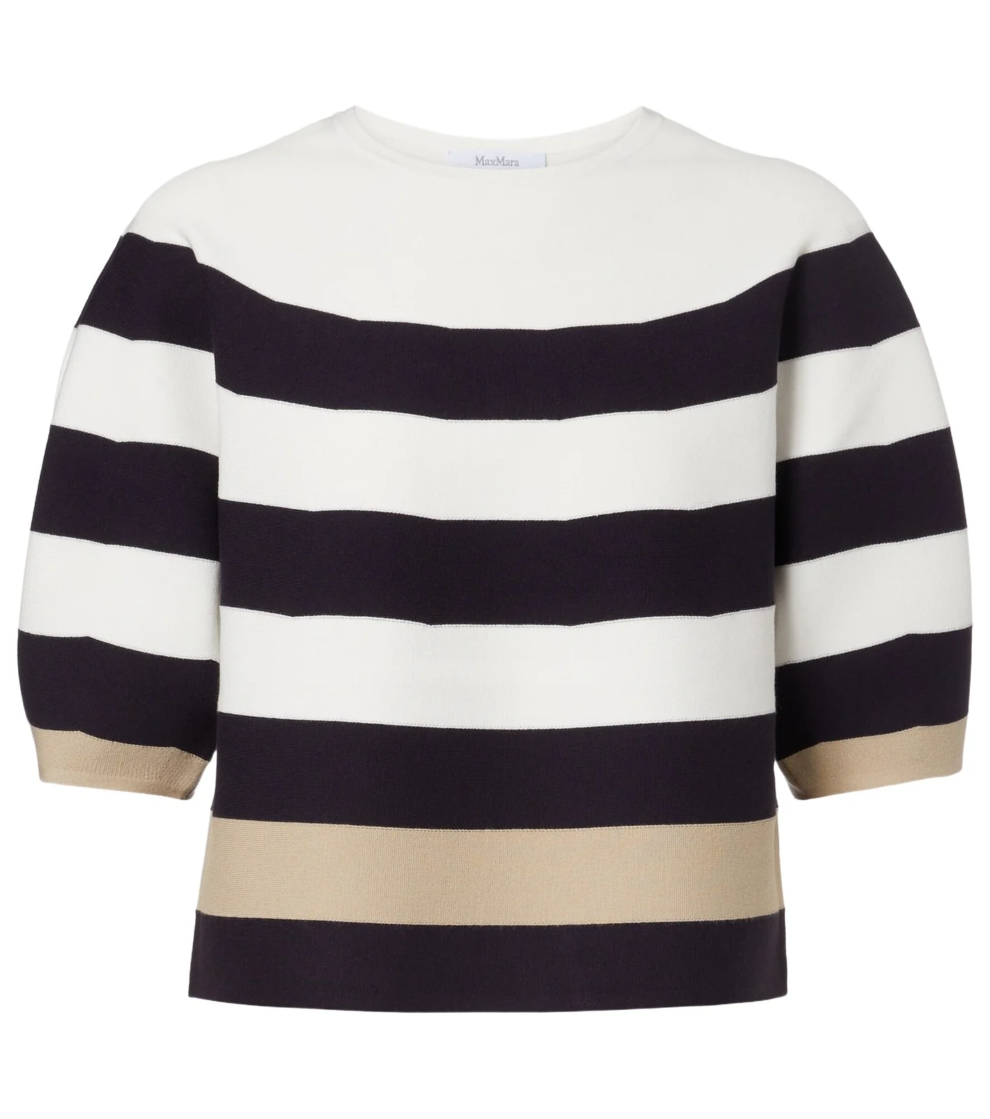 Striped knitted sweater Striped knitted sweater