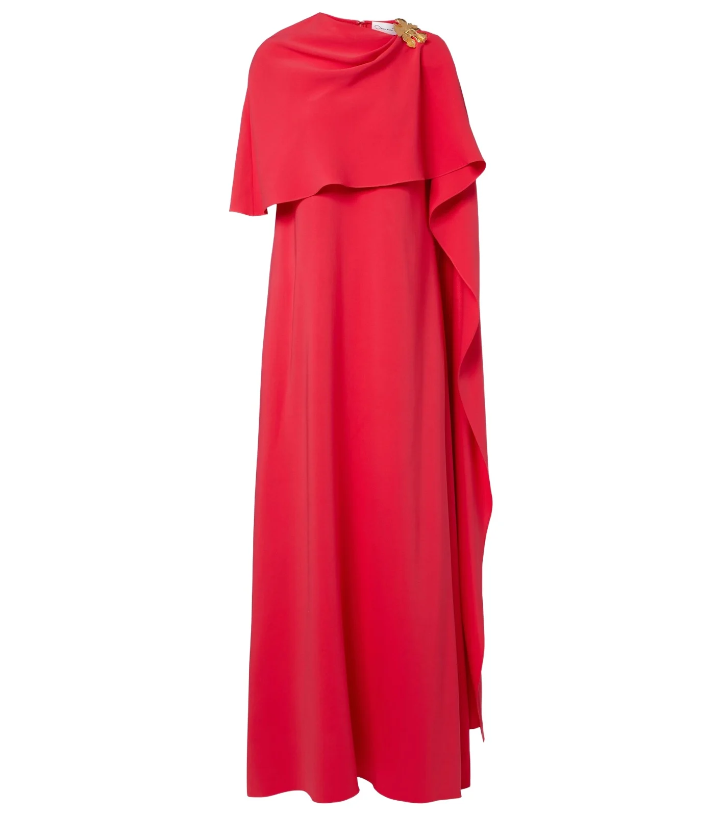 Embellished silk-blend georgette gown