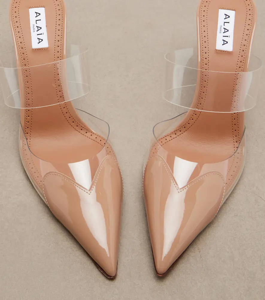 Alaïa Alaïa Le Caur patent leather and PU mules | Thumbnail 2 Alaïa Alaïa Le Caur patent leather and PU mules | Thumbnail 2