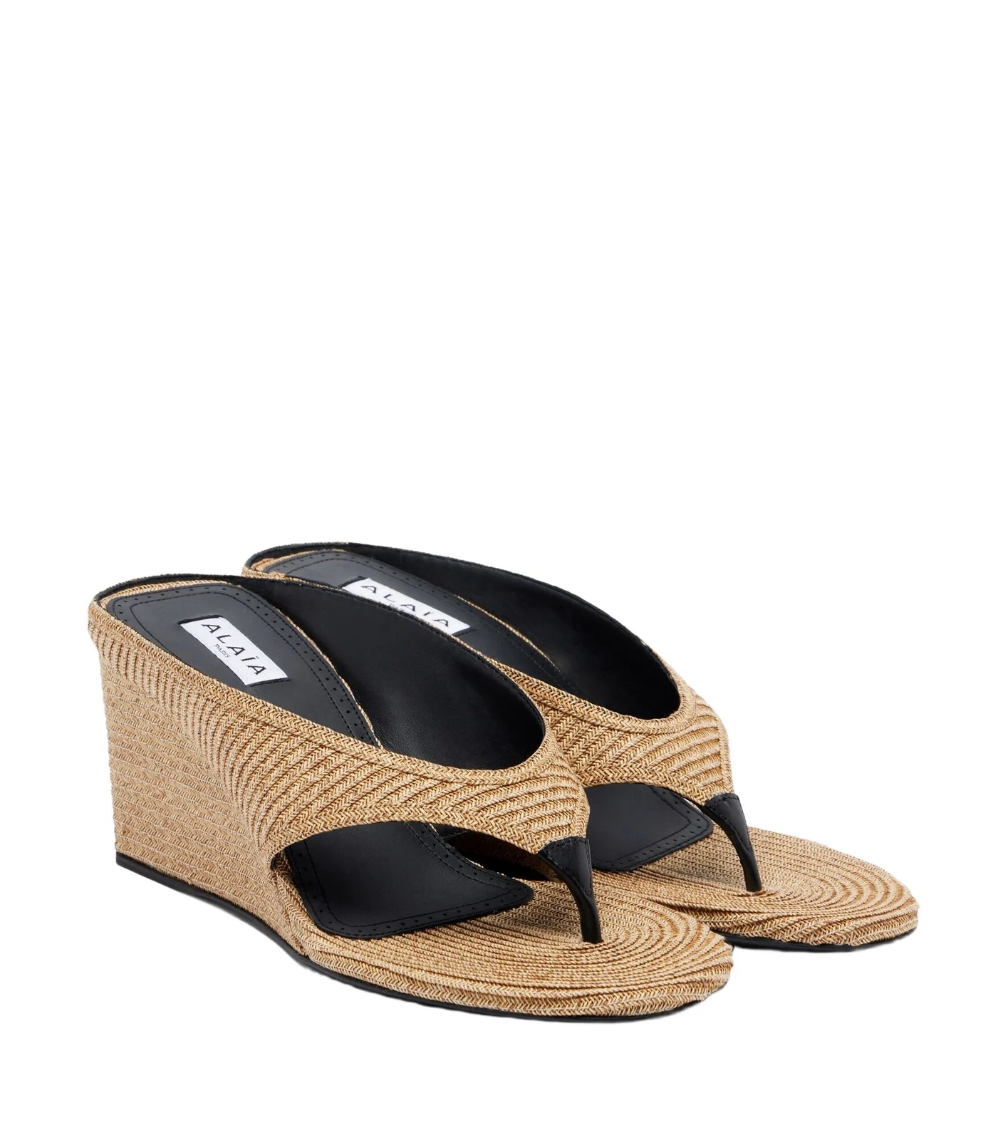 Alaïa Cube wedge sandals