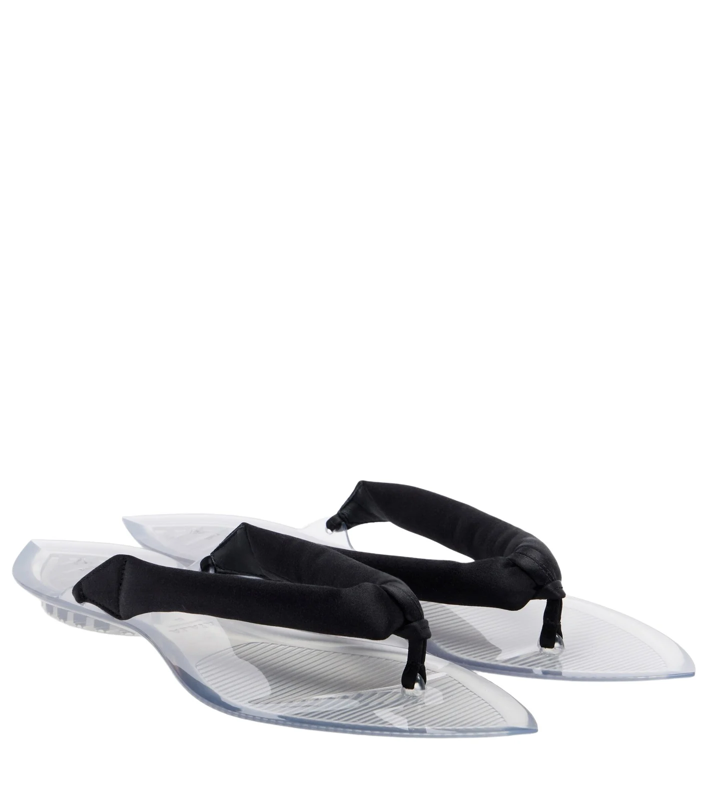 Invisible satin thong sandals Invisible satin thong sandals