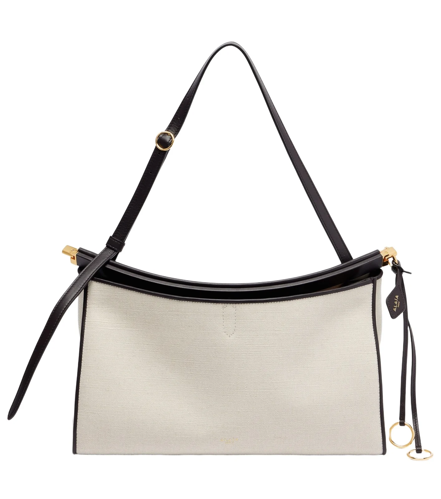 Le Click Pocket Large canvas shoulder bag Le Click Pocket Large canvas shoulder bag
