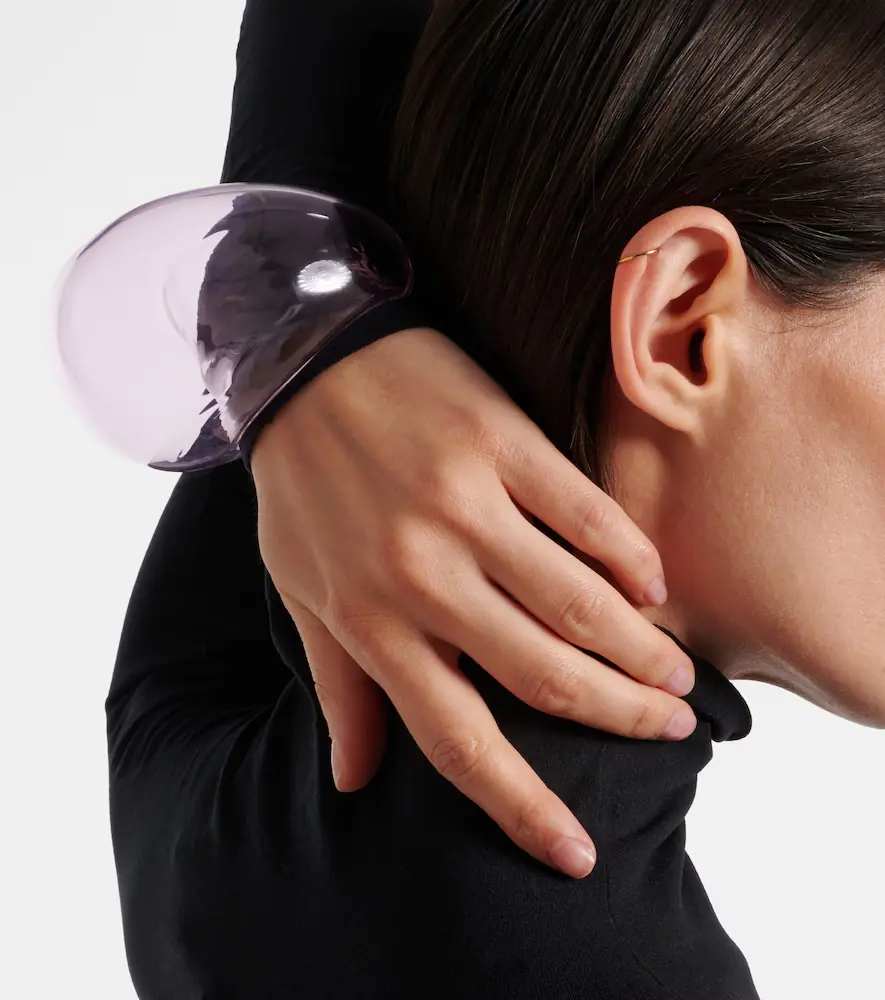 Alaïa Alaïa Glass cuff bracelet | Thumbnail 4