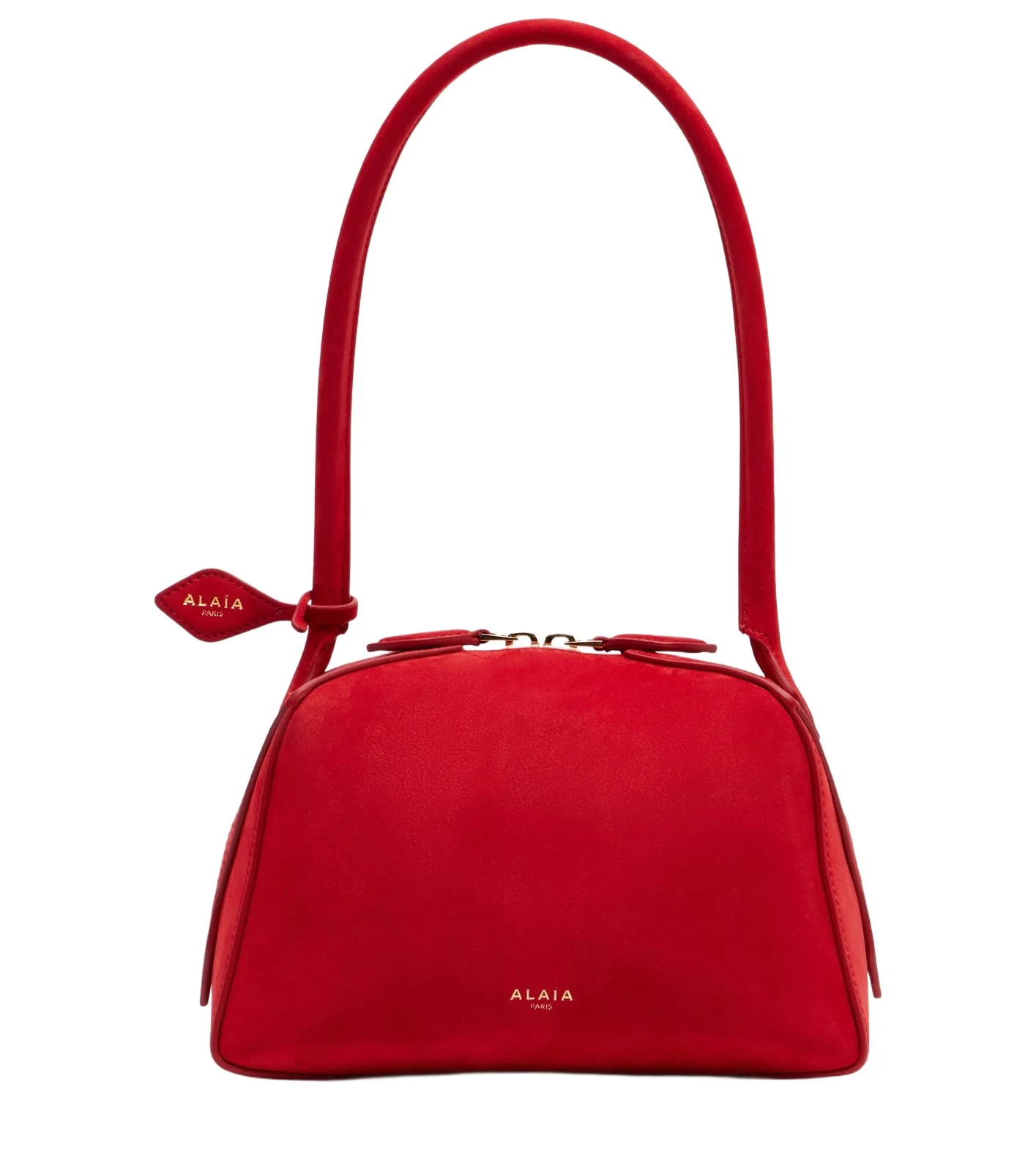 Le Bouledogue Small suede shoulder bag Le Bouledogue Small suede shoulder bag