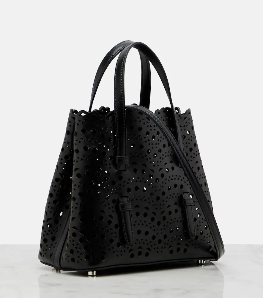 Alaïa Alaïa Mina 20 Vienne leather top-handle bag | Thumbnail 4 Alaïa Alaïa Mina 20 Vienne leather top-handle bag | Thumbnail 4