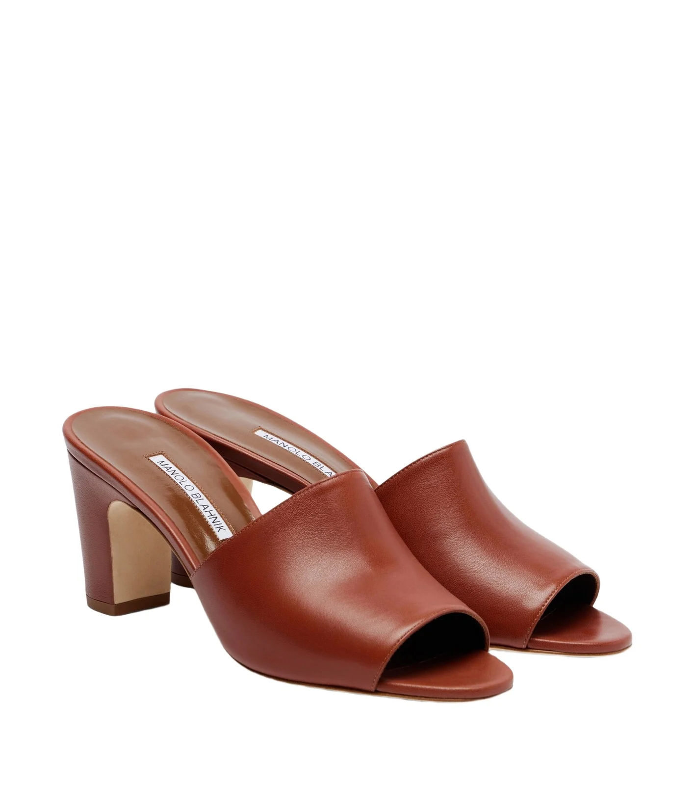 Manolo Blahnik Rapalla leather mules
