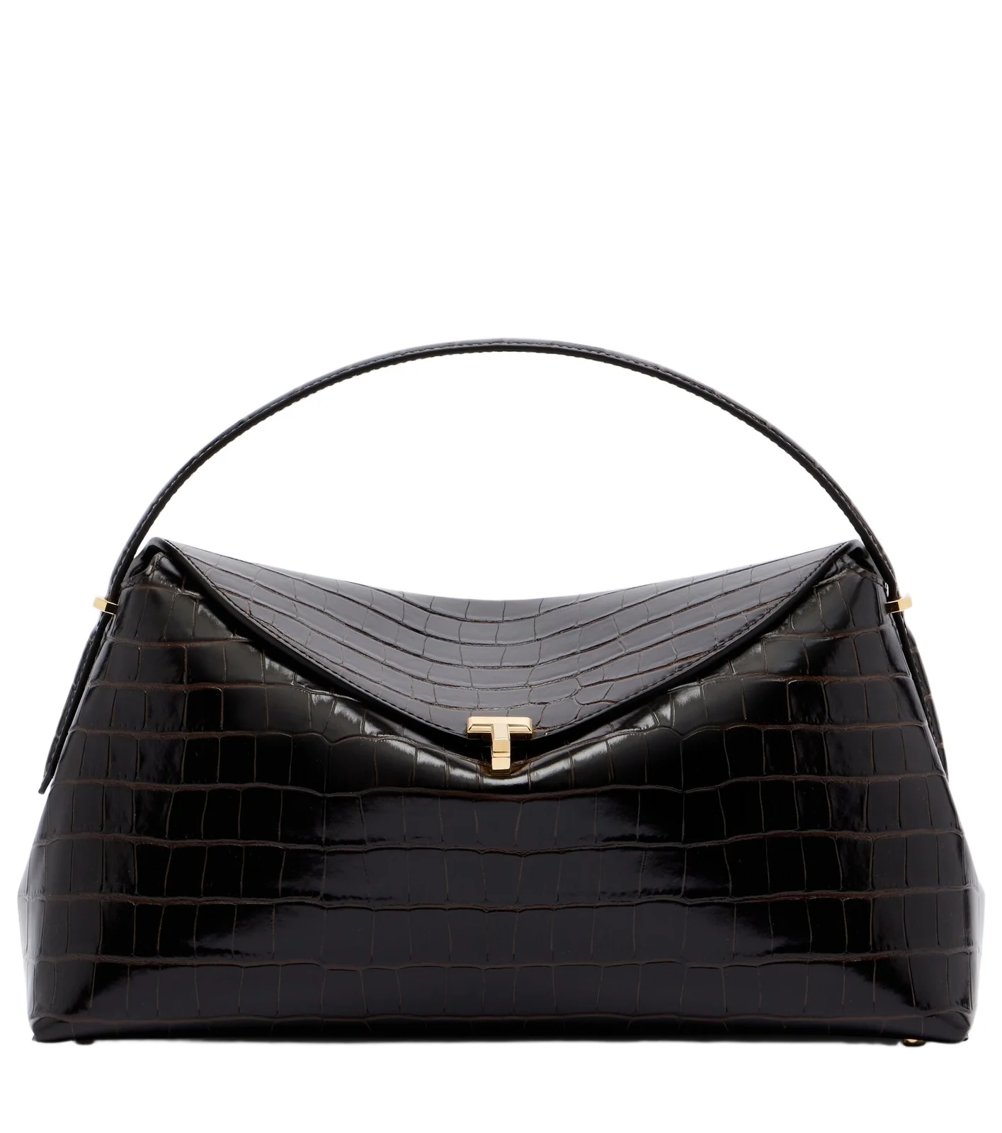 TOTEME T-Lock croc-effect leather tote bag