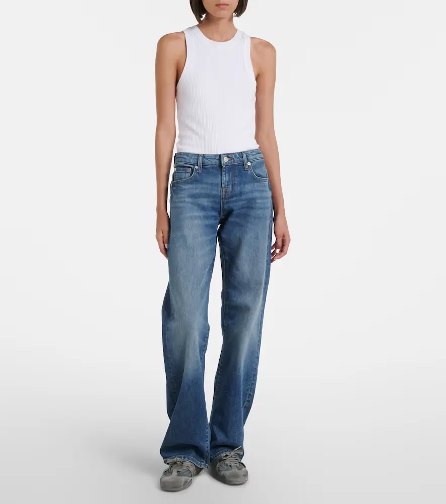 7 For All Mankind Low straight jeans | Thumbnail 7 7 For All Mankind Low straight jeans | Thumbnail 7