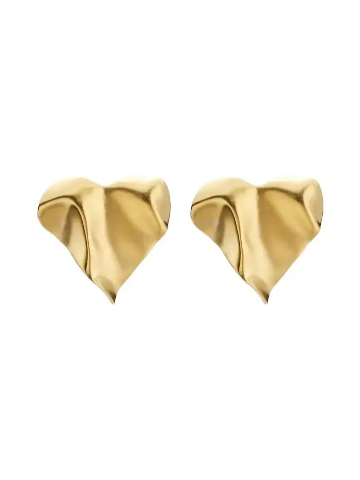 Eros 24kt gold-plated earrings