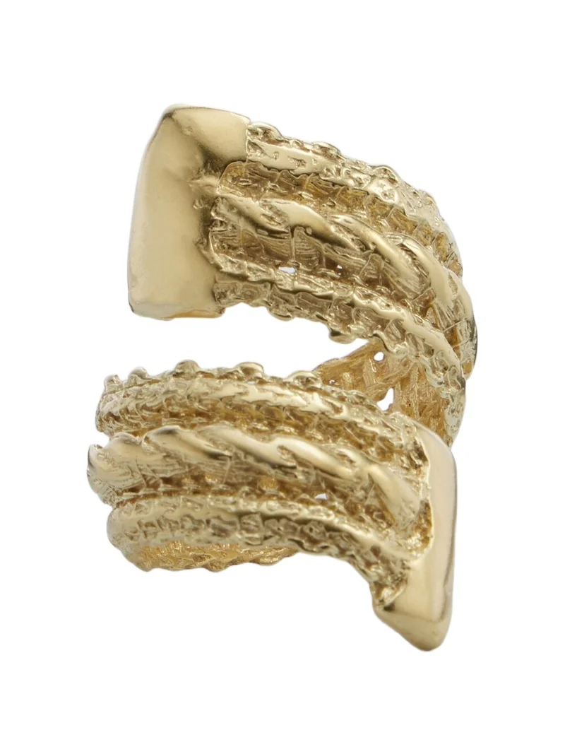 Aella 24kt gold-plated ring