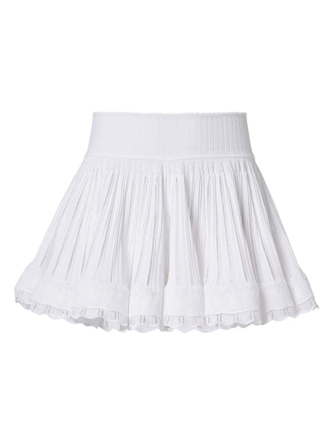 Knitted miniskirt
