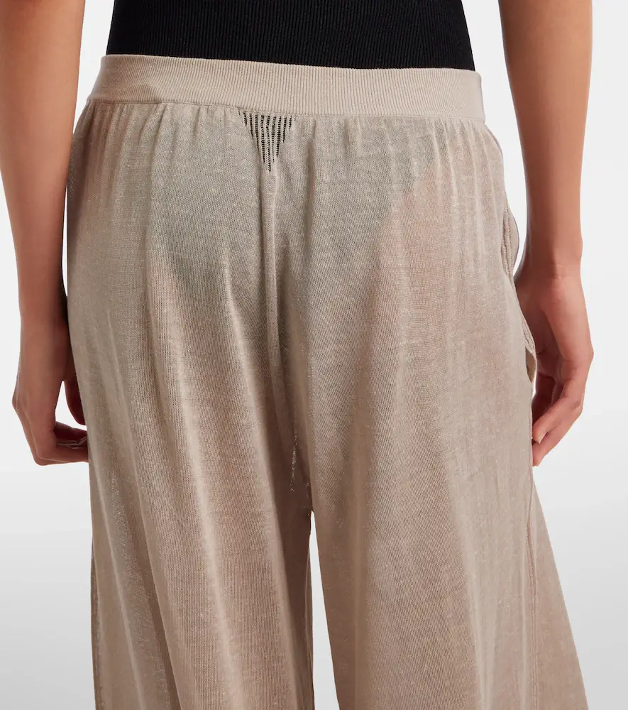 ALAÏA Linen and silk wide-leg pants | Thumbnail 2 ALAÏA Linen and silk wide-leg pants | Thumbnail 2
