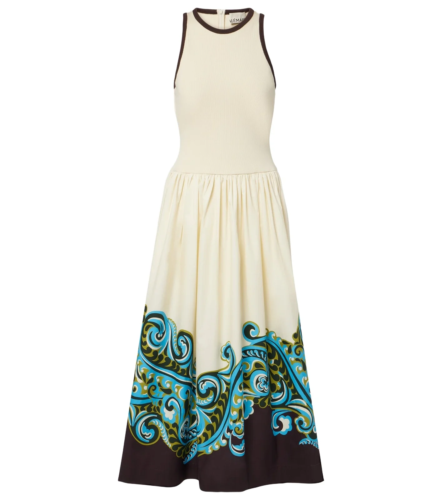 Alémais Natalia printed cotton midi dress Alémais Natalia printed cotton midi dress
