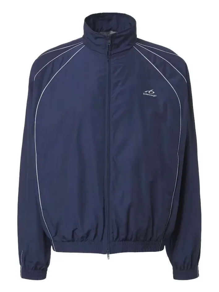 Cotton-blend track jacket