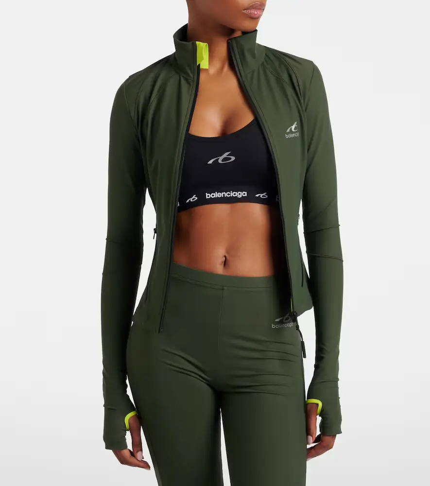 Balenciaga Logo zip-up top | Thumbnail 2 Balenciaga Logo zip-up top | Thumbnail 2