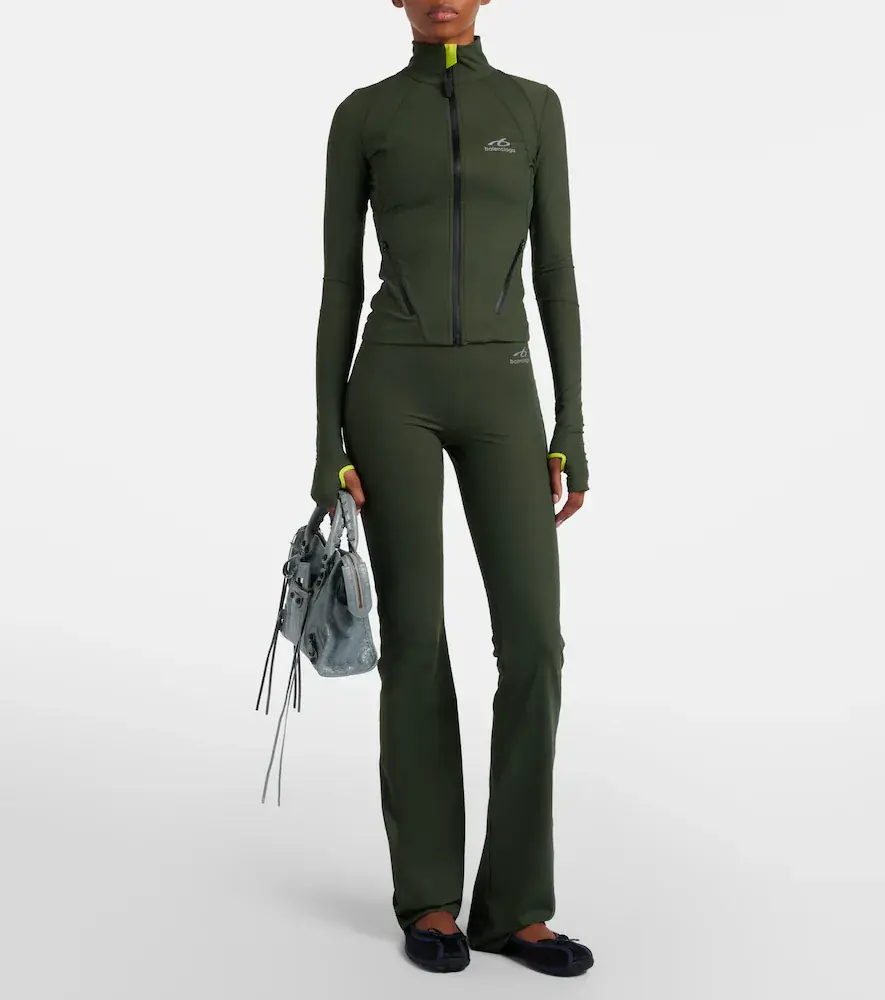 Balenciaga Logo zip-up top | Thumbnail 5 Balenciaga Logo zip-up top | Thumbnail 5