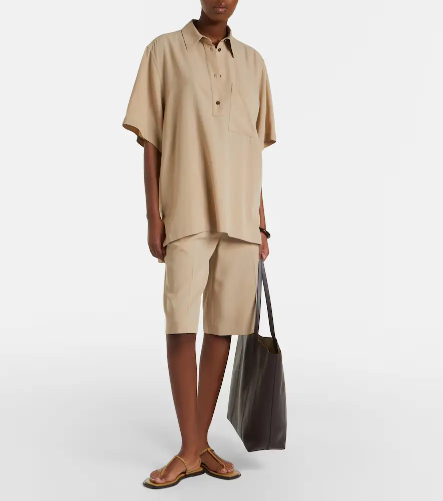 TOTEME High-rise Bermuda shorts | Thumbnail 4 TOTEME High-rise Bermuda shorts | Thumbnail 4
