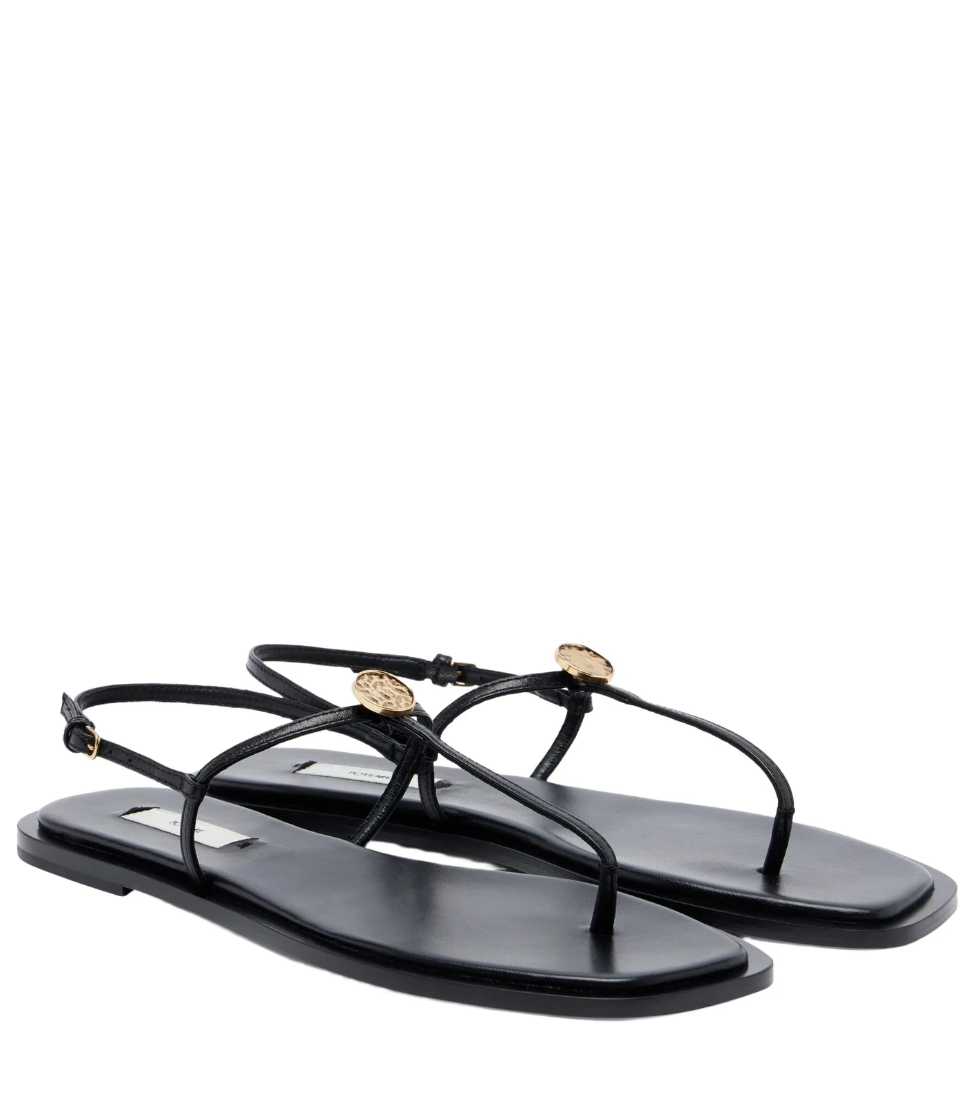 TOTEME Leather thong sandals