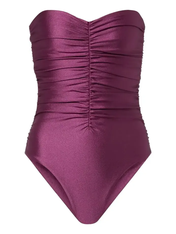 JADE SWIM Yara ruched swimsuit