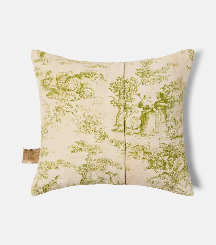 The House of Lyria Glafira linen cushion | Thumbnail 4