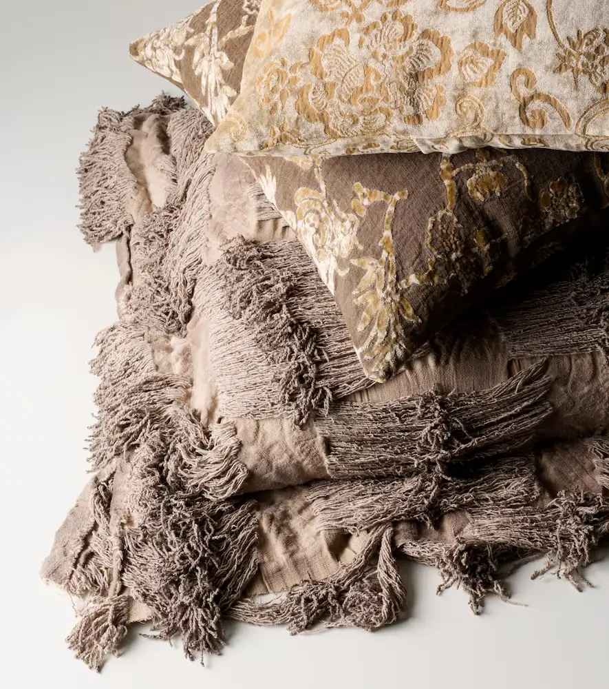 The House of Lyria Bolma wool and cotton cushion | Thumbnail 2
