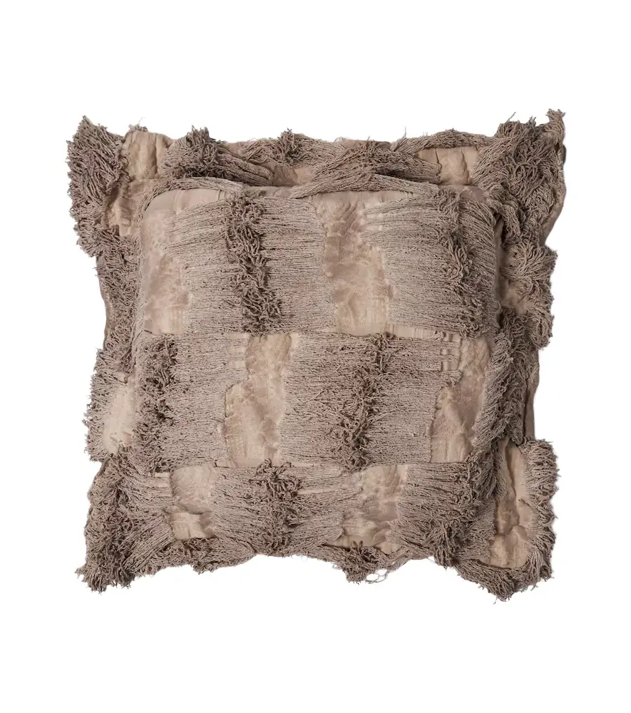 The House of Lyria Bolma wool and cotton cushion