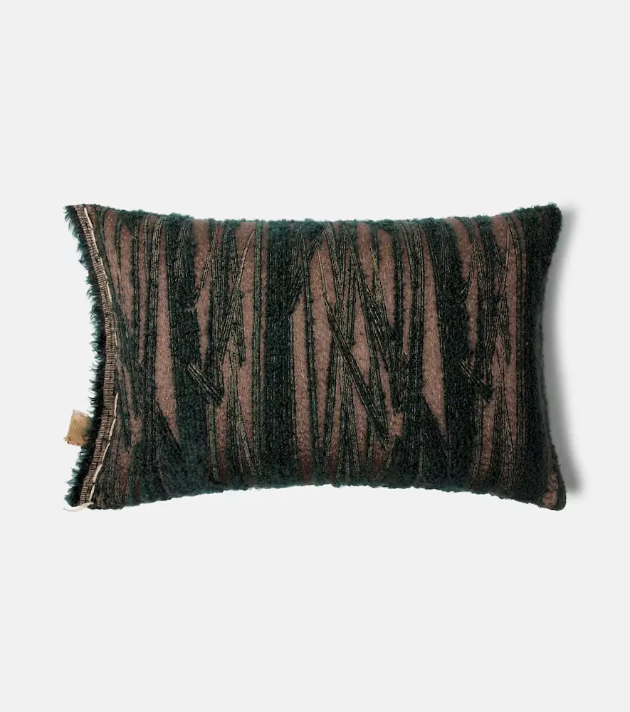 The House of Lyria Abibo mohair, cotton, and wool-blend cushion | Thumbnail 4