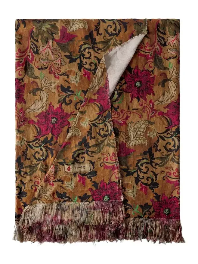 The House of Lyria Tormento floral linen tablecloth