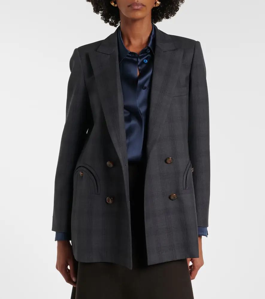 Blazé Milano Blazé Milano Everyday checked virgin wool blazer | Thumbnail 5 Blazé Milano Blazé Milano Everyday checked virgin wool blazer | Thumbnail 5