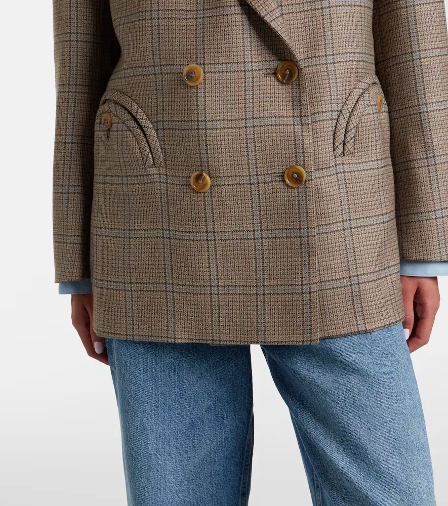 Blazé Milano Everynight checked double-breasted wool blazer | Thumbnail 2 Blazé Milano Everynight checked double-breasted wool blazer | Thumbnail 2