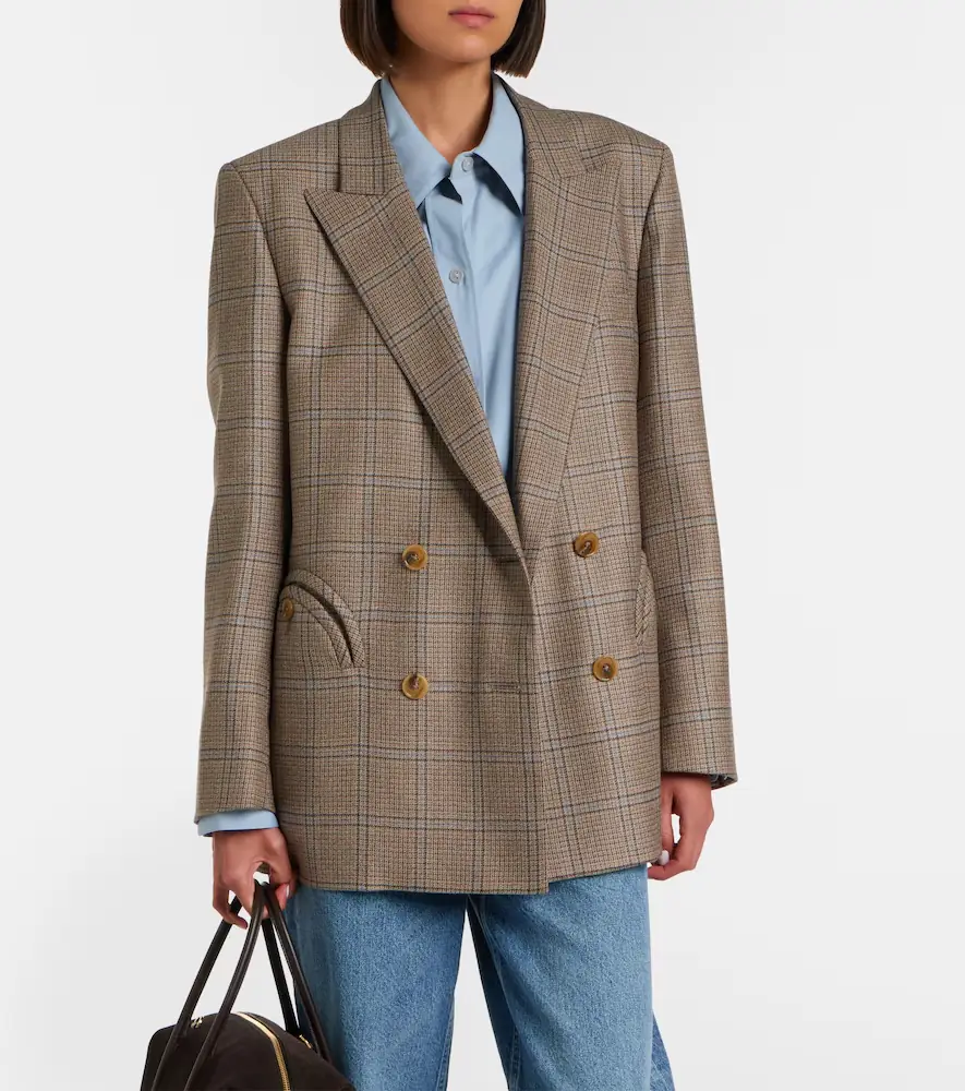 Blazé Milano Everynight checked double-breasted wool blazer | Thumbnail 5 Blazé Milano Everynight checked double-breasted wool blazer | Thumbnail 5