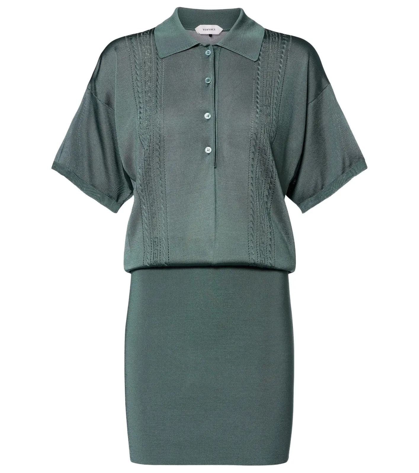 Metallic-effect minidress Metallic-effect minidress