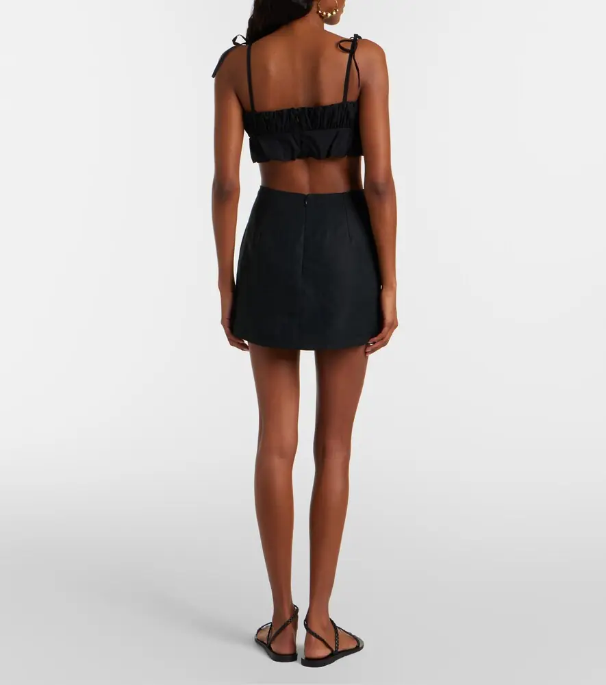 Faithfull Jane linen miniskirt | Thumbnail 5