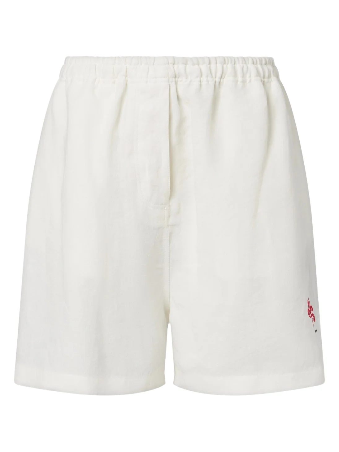 Prada Embroidered linen shorts