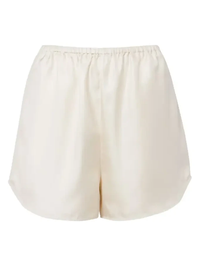 Cabo silk satin shorts