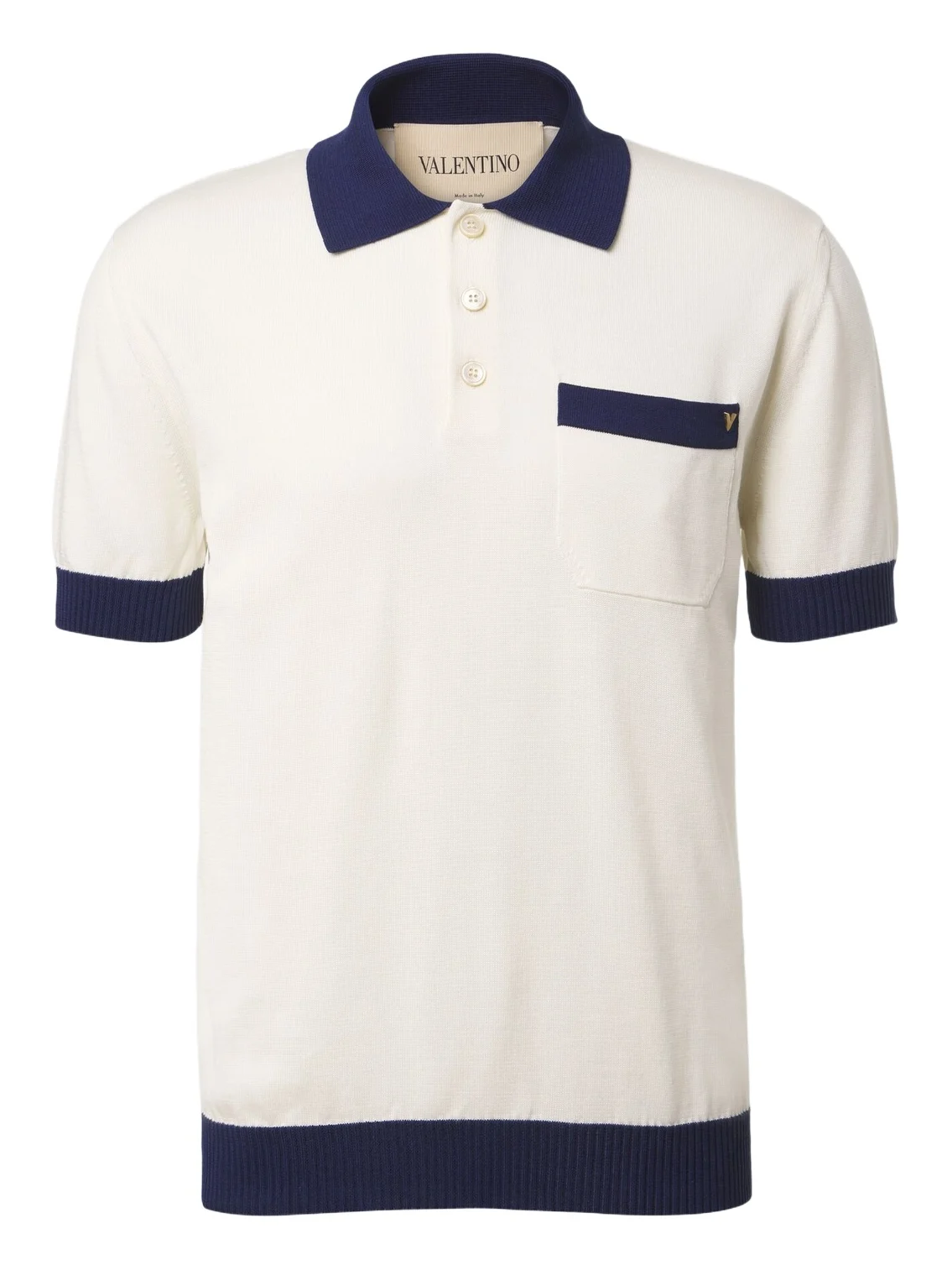 VGold cotton polo shirt
