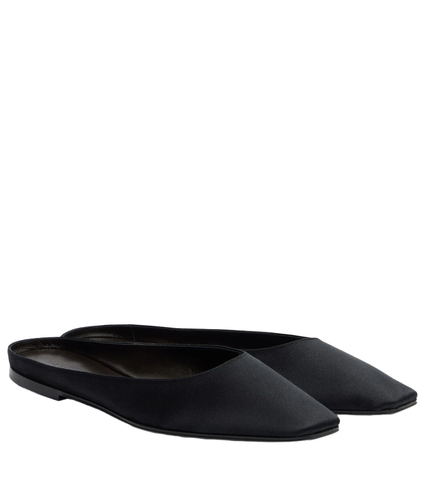 The Row June satin mules