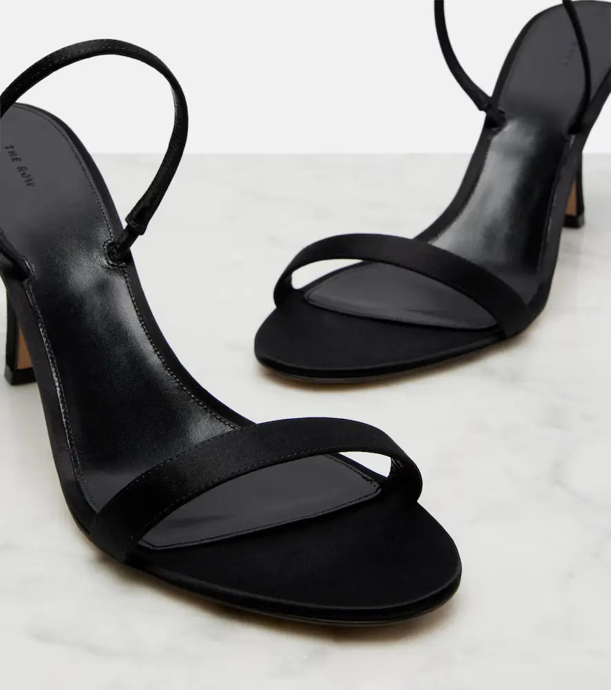 The Row Ella satin slingback sandals | Thumbnail 2 The Row Ella satin slingback sandals | Thumbnail 2