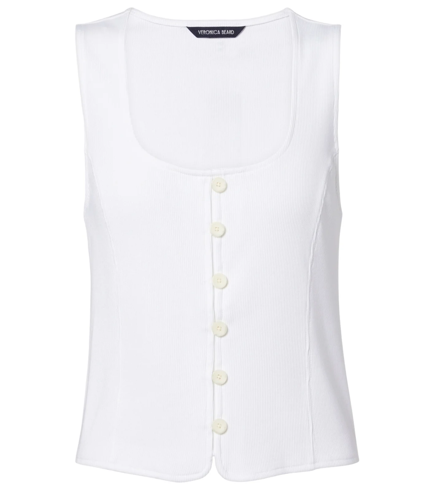 Quenby ribbed-knit cotton-blend top Quenby ribbed-knit cotton-blend top