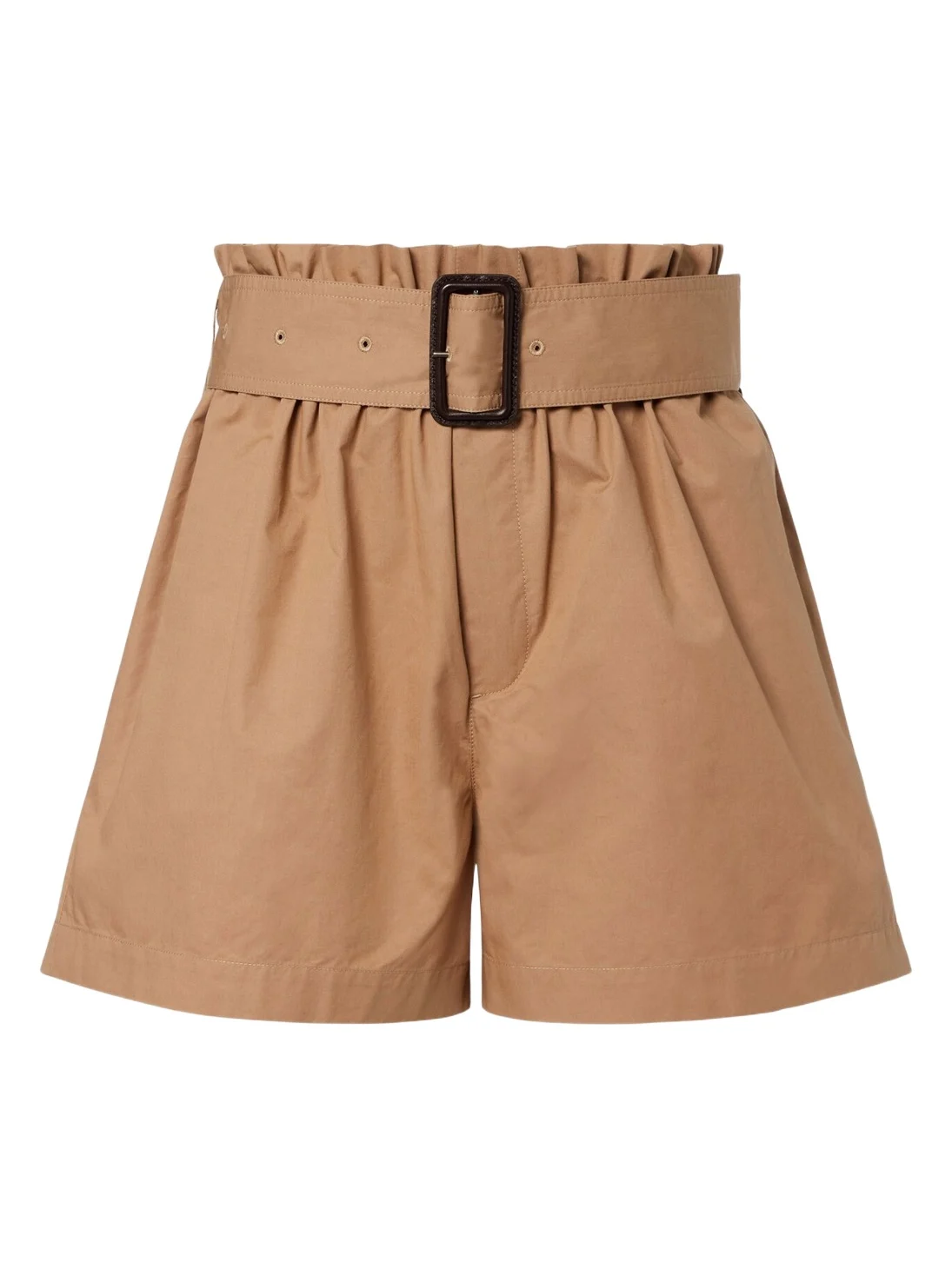 Saint Laurent Belted cotton shorts