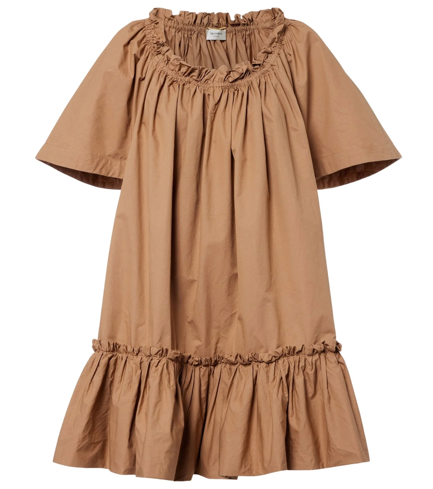 Ruffled cotton minidress Ruffled cotton minidress