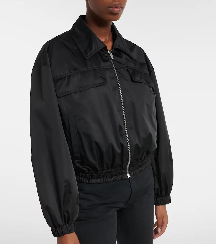 Saint Laurent Shearling-trimmed blouson jacket | Thumbnail 4 Saint Laurent Shearling-trimmed blouson jacket | Thumbnail 4
