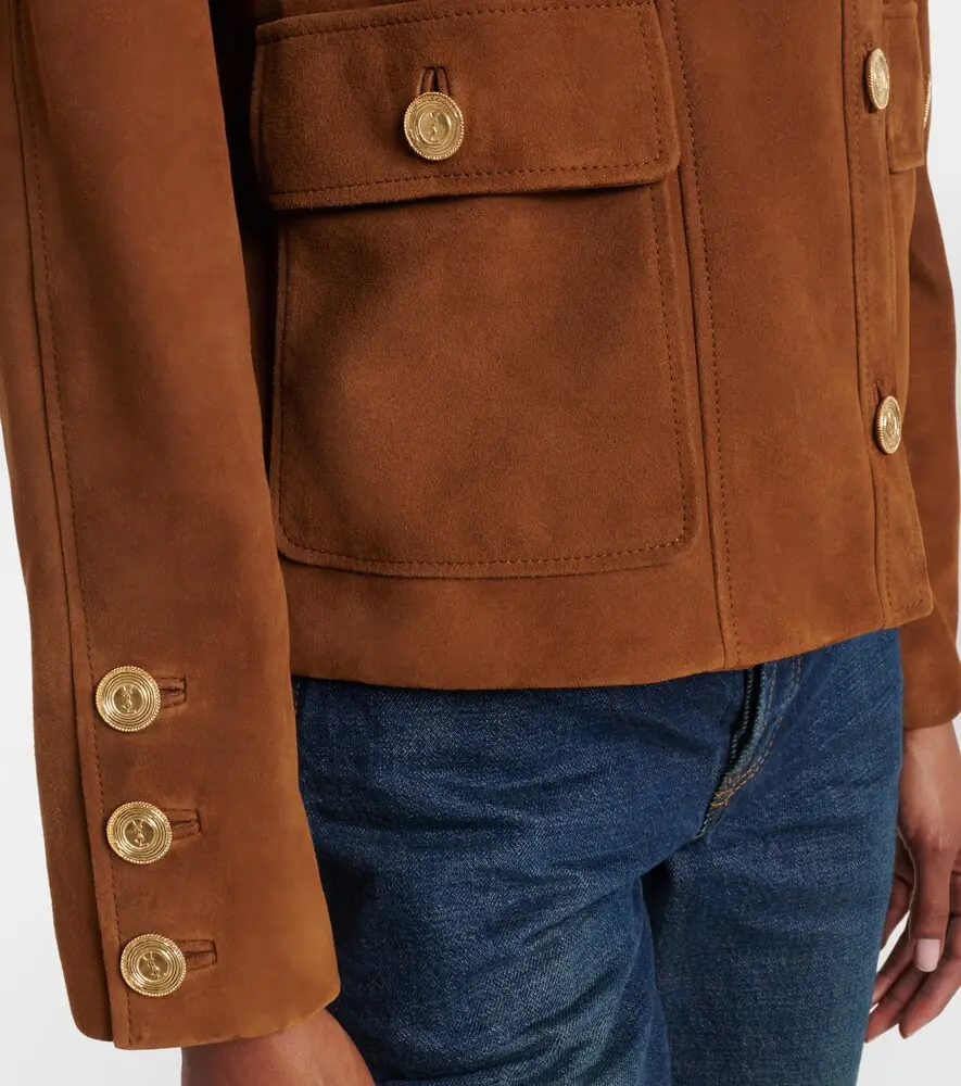 Saint Laurent Suede jacket | Thumbnail 4