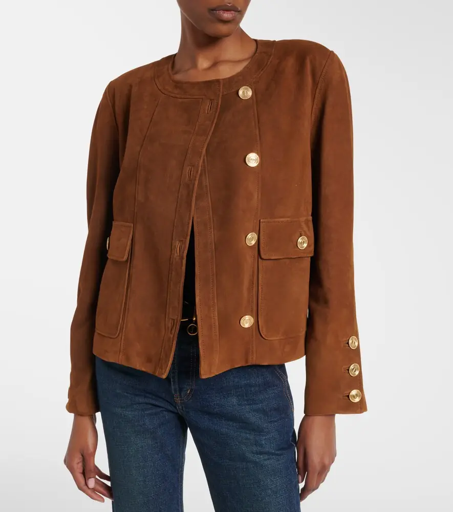 Saint Laurent Suede jacket | Thumbnail 5