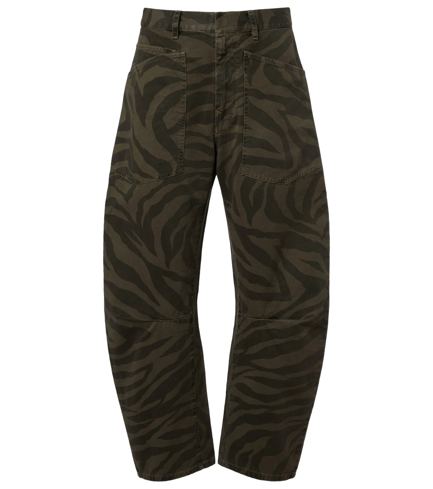 Nili Lotan Shon cropped barrel-leg jeans