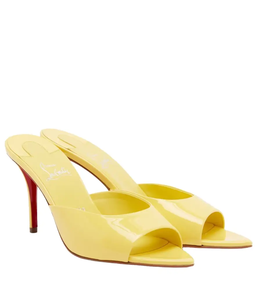 Christian Louboutin Miss Z patent leather mules | Image 1 Christian Louboutin Miss Z patent leather mules | Image 1