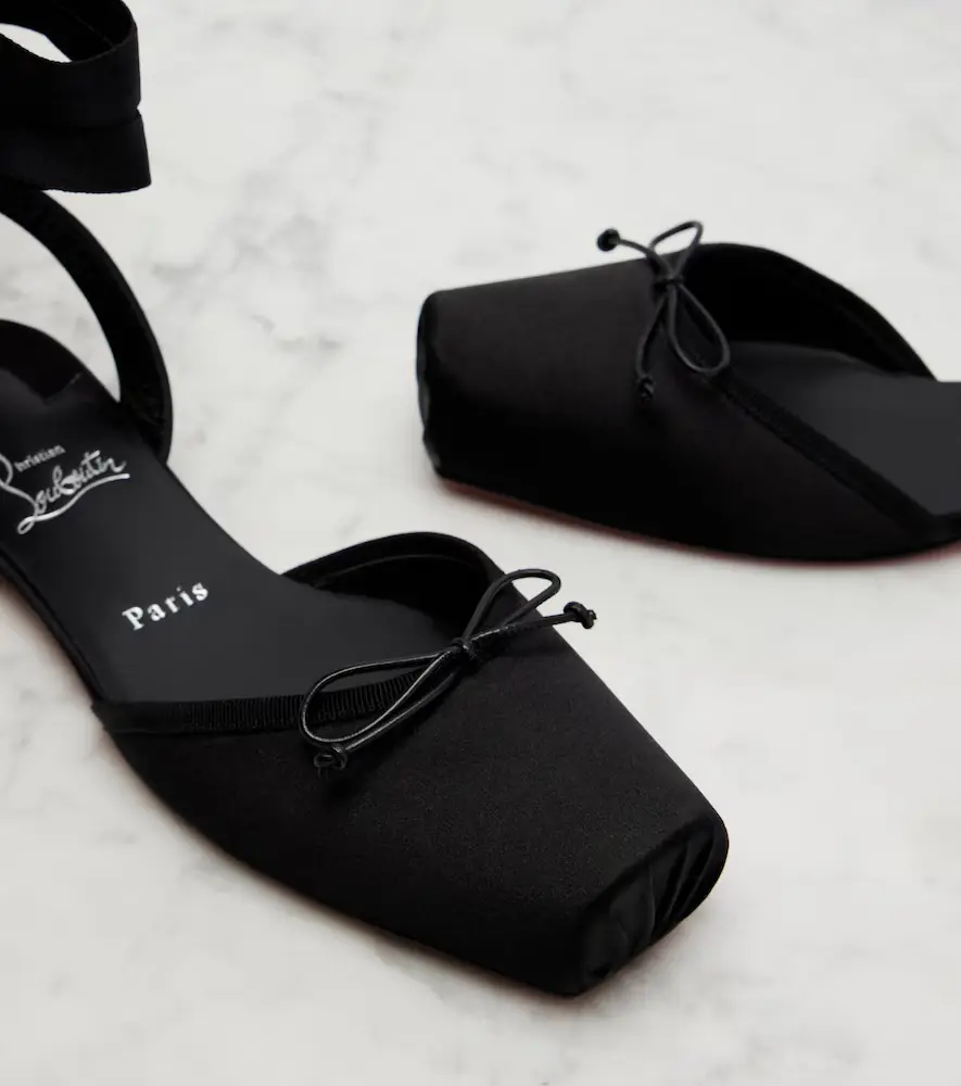 Christian Louboutin Cassia satin flats | Thumbnail 2